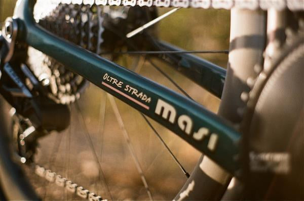 Oltre Strada masi chainstay wordmark